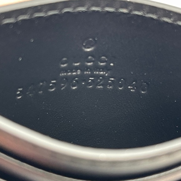 GUCCI Black and Gold 4-slot Card Holder w/ Cert of Authenticity - NWOT - Picture 3 of 4